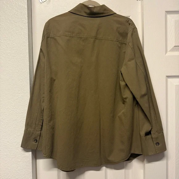 Vince| NWT Olive Green Women's Jacket Size Medium - Picture 4 of 8
